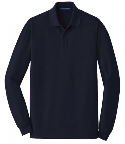 Long Sleeve Polo    100% Cotton